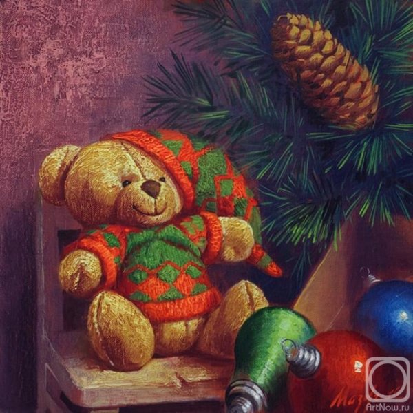 Художница Анастасия Беседина зима