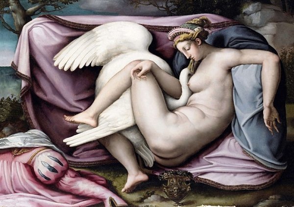 Зевс Леда и лебедь