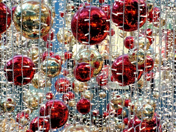 Новогодний натюрморт акварелью