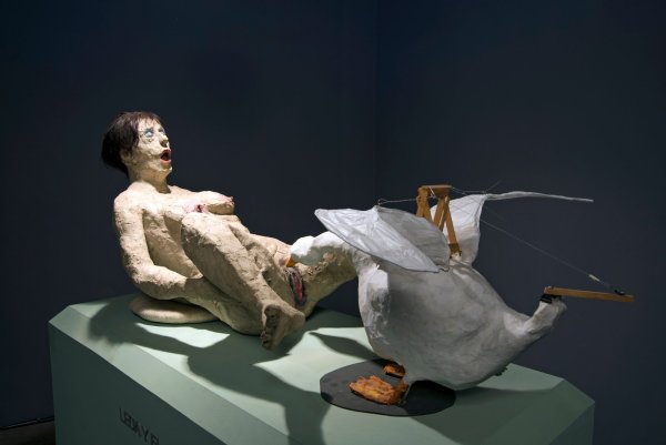 Леда и лебедь Франсуа Буше 1740