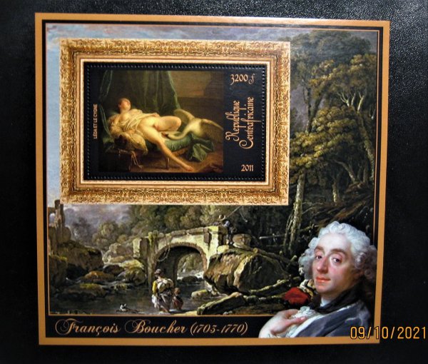 Леда и лебедь Буше