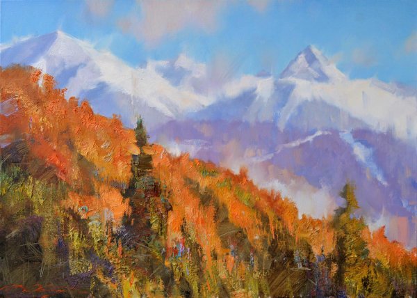 Николай Карахан художник осень в горах