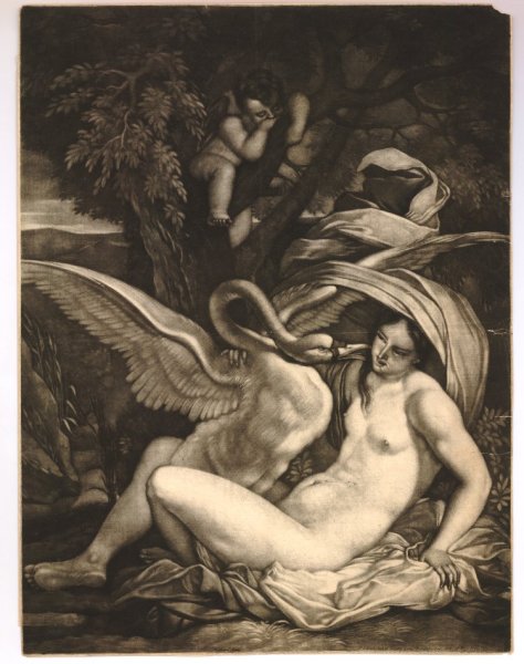 Франсуа Буше Леда и лебедь