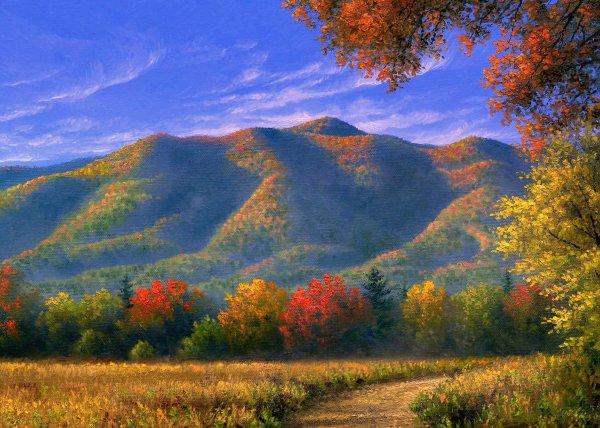 Пейзажи Абрахам Хантер живопись