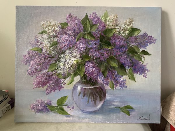 Картины Жанны Когай сирень