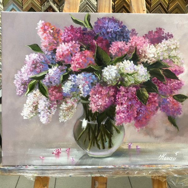 Картины Жанны Когай сирень