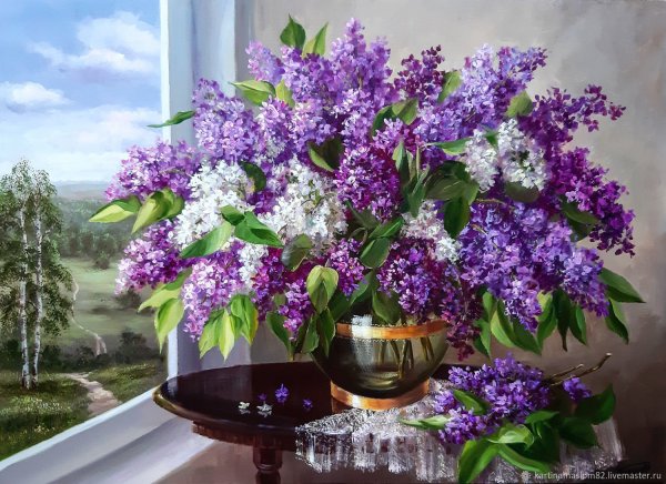 Художник Иванов сирень