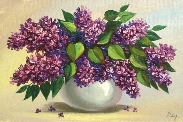 Художник Бузин сирень сирень