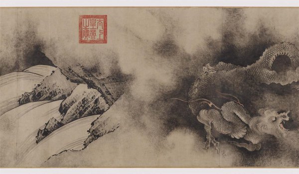 Китайский дракон живопись Китая