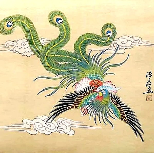 Дракон Инлун китайская живопись