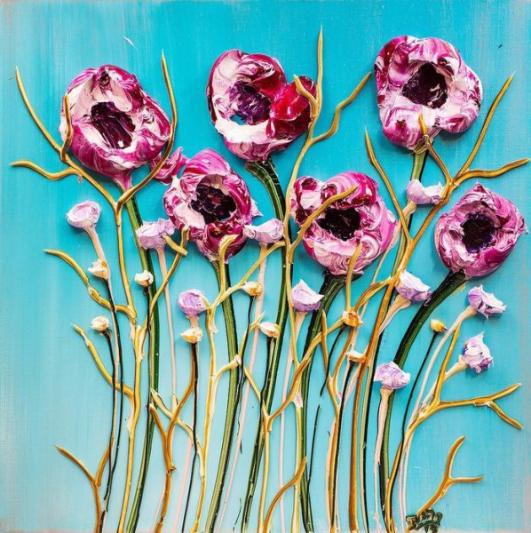 Геффри картины цветы