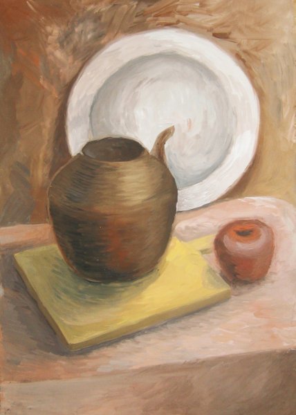 Натюрморт в Земляной палитре