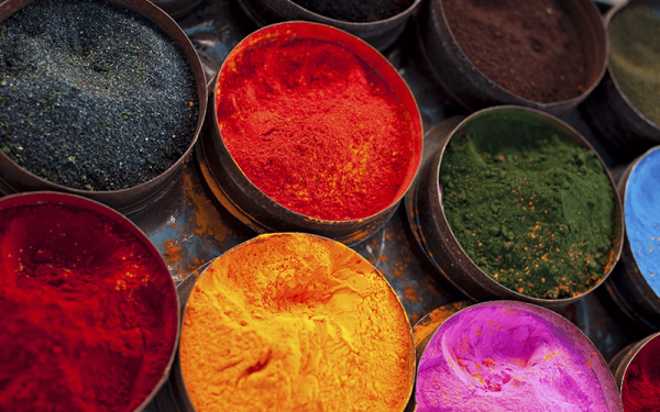 Выкраски акварели смешивание цветов