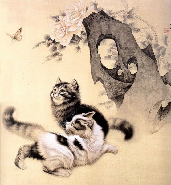 Гохуа китайская живопись картины