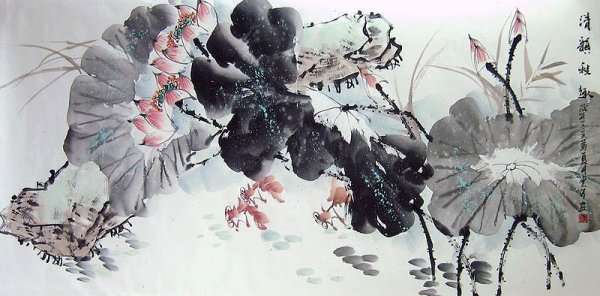 Китайская живопись деревья