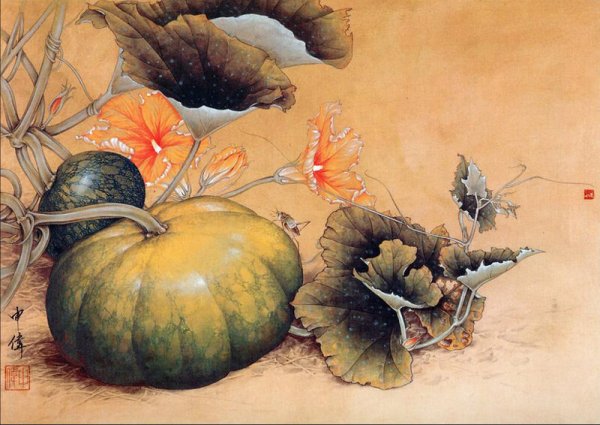 Камень тайхуши в китайской живописи