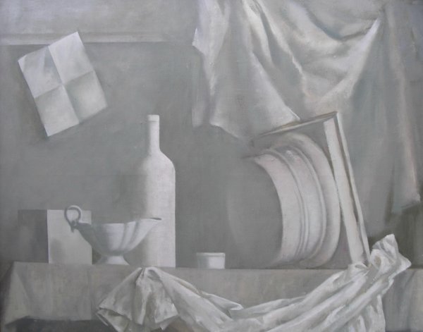 Белый натюрморт живопись
