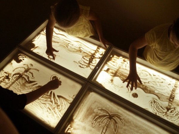 Песочное рисование для детей