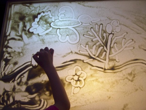 Песочное рисование для детей