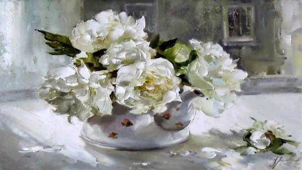 Художник Рамиль Гаппасов цветы