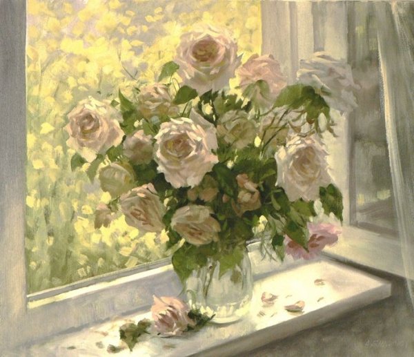 Художник Александр ень картины цветы