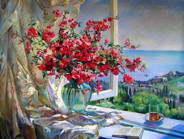 Художник Ольга Охримец веранда