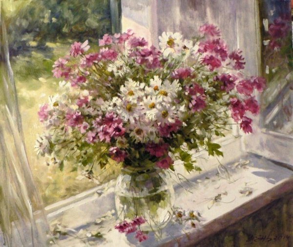 Художник Александр ень картины цветы