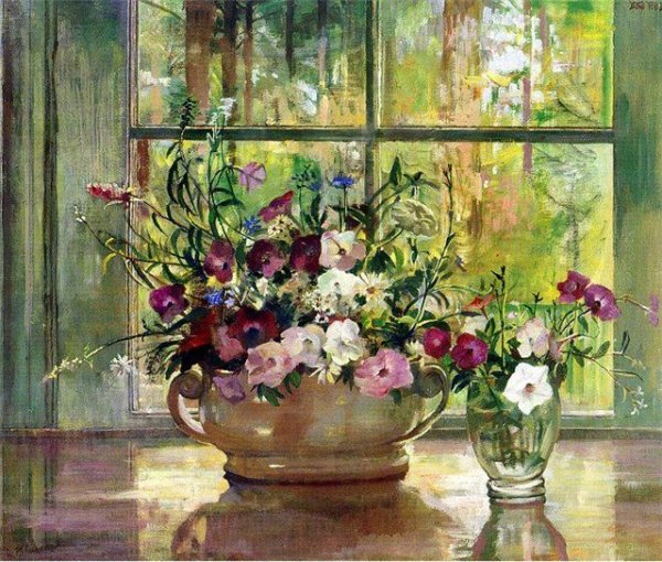 Художник Александр ень цветочные натюрморты