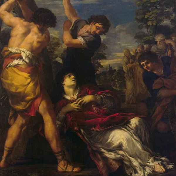 Избиение Святого Стефана камнями Пьетро да Кортона