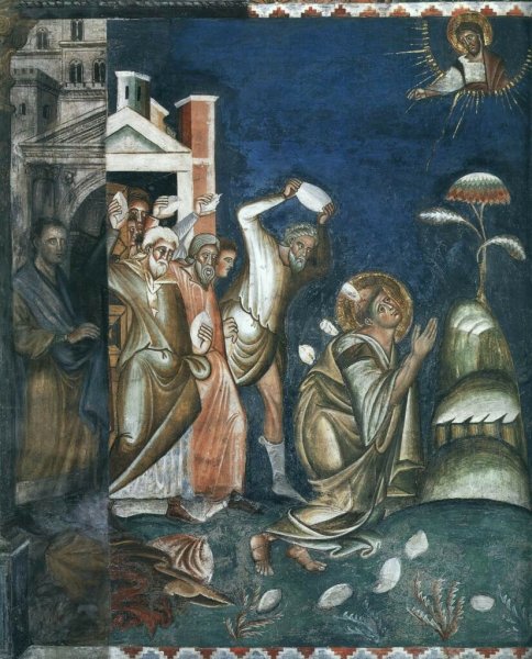 Побиение камнями св Стефана Рембрандт