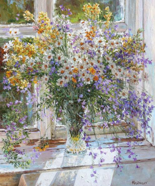 Художник Александр ень картины цветы