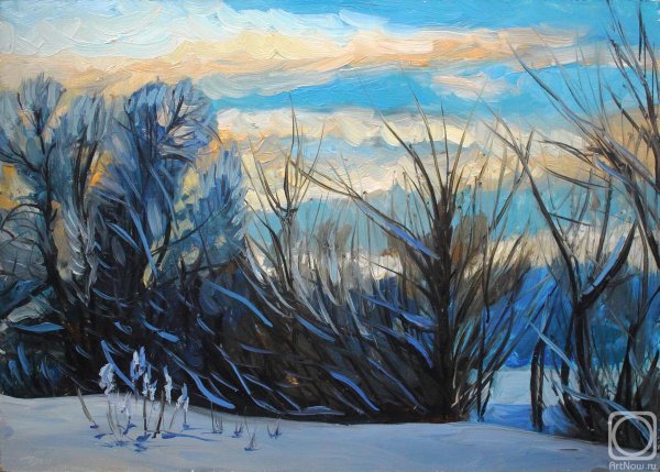 Степь акварель