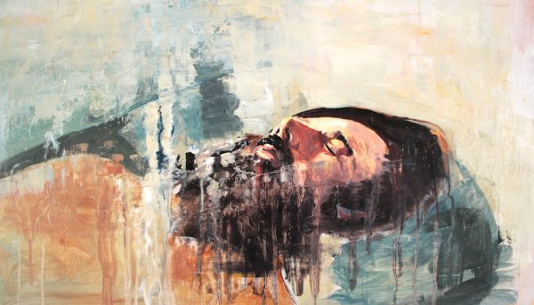 Живопись абстракция с реализмом