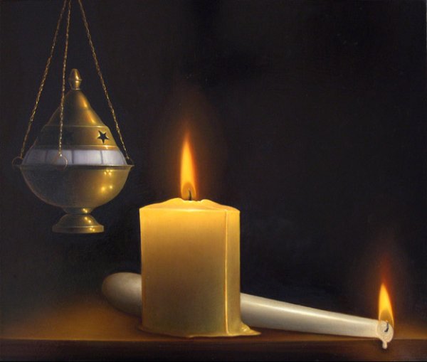 Свечи на картинах художников