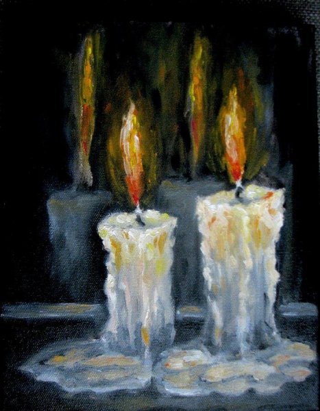 Свечи на картинах художников