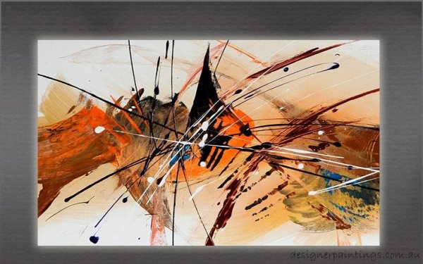 Абстрактная картина горизонтальная