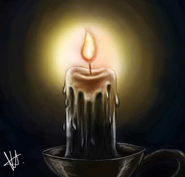 Портрет со свечой