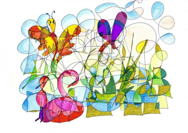 Грифонаж техника рисования