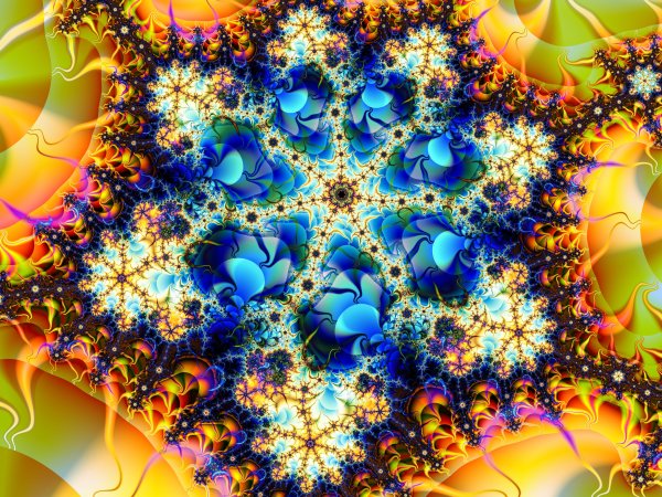 Фрактальная полихромия Калейдоскоп