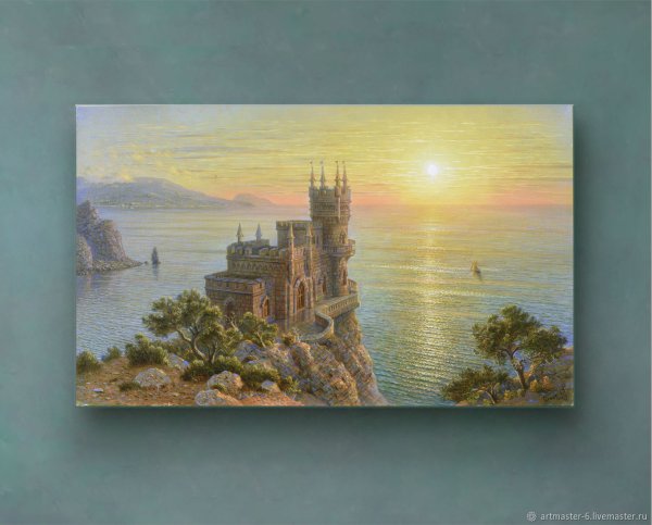 Картина Ласточкино гнездо Айвазовский