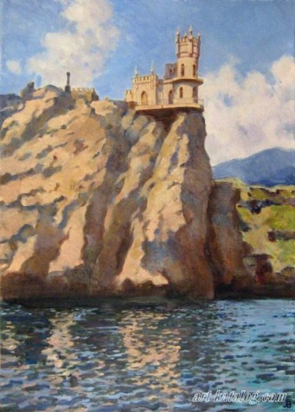 Картина Ласточкино гнездо Айвазовский