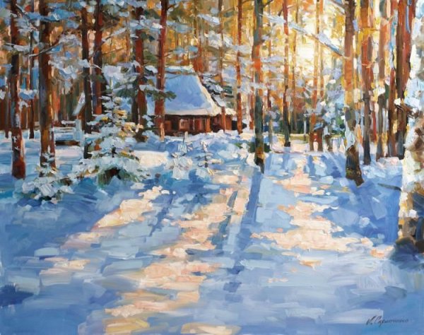 Художник Владимир Княгницкий картины зима
