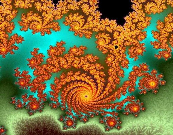 Фрактал дерево Мандельброт