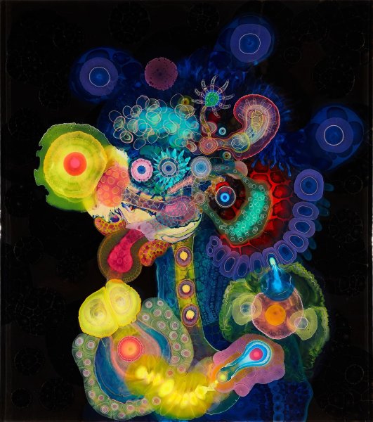 Фрактальная живопись американский художник