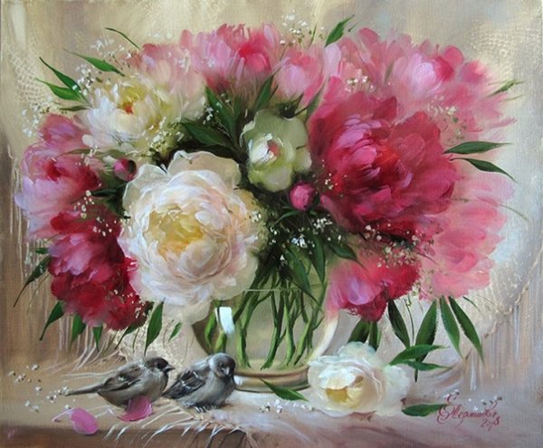 Елена Перминова пионы