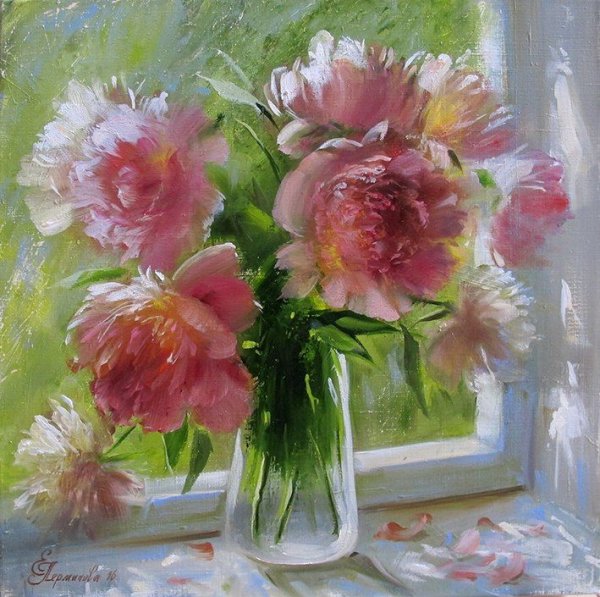 Елена Перминова пионы