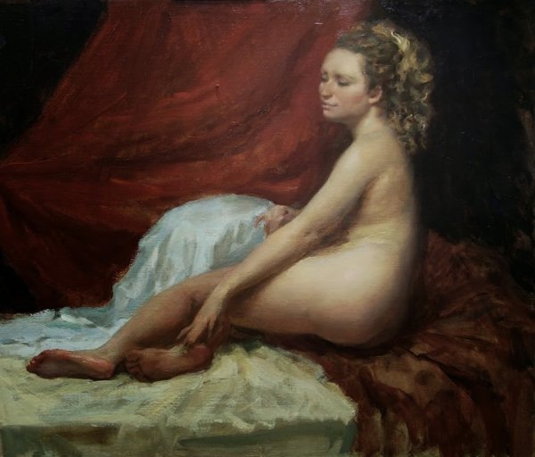 Лауриц туксен натурщица