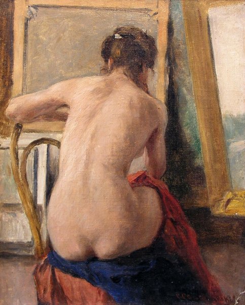 Илья Репин натурщица