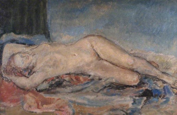 Лежащая натурщица