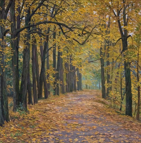 Художник Станислав Брусилов осень